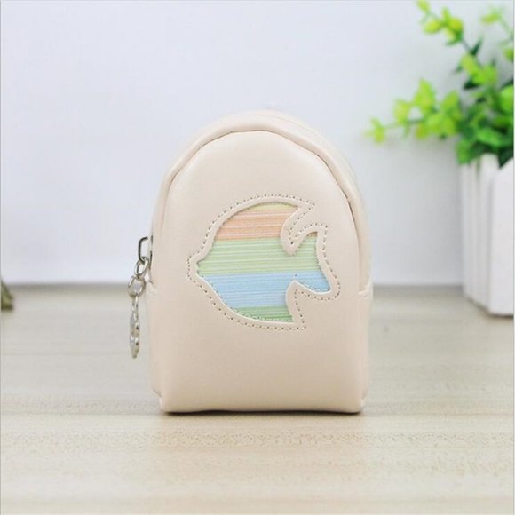 Mini Backpack Coastal Keychain Coin Purse Starfish, Penguin, Fish, Dolphin NWT - Picture 5 of 6